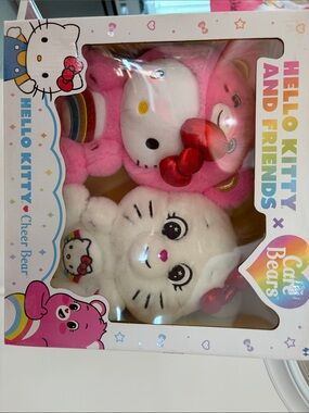 Hello Kitty and Friends Plush Set - White and Pink